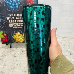 Starbucks 2024 Emerald Green Mermaid Scale Tumbler 24oz